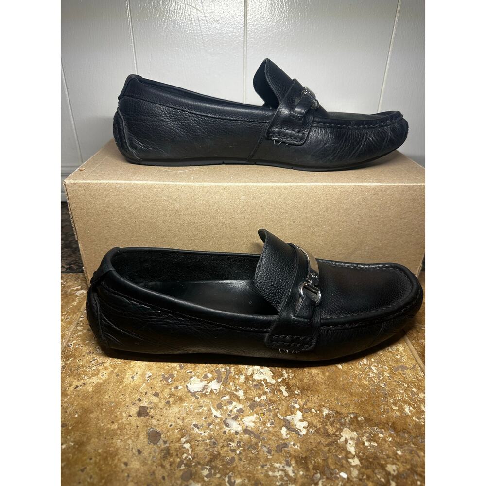Cole Haan Black Leather Buckle Men’s Size 9.5 Loafer